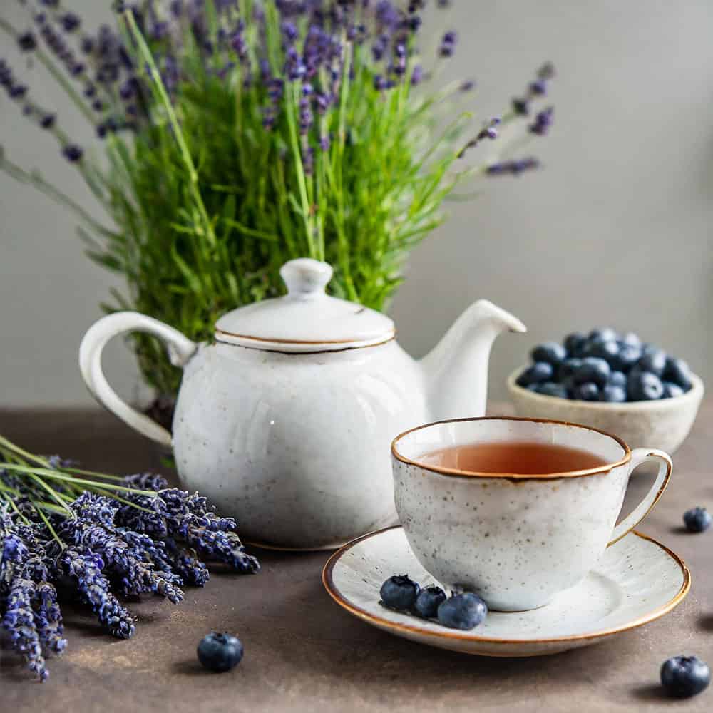 lavender flower tea George Gershwin - Blueberry, Lavender, Black Tea