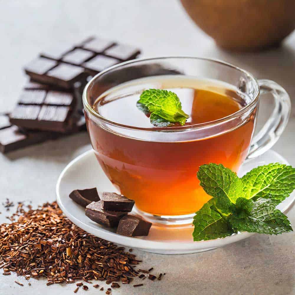 Elevate Tea Hibiscus Fruit Tea - Loose Leaf Hibiscus Tea, Caffeine Free