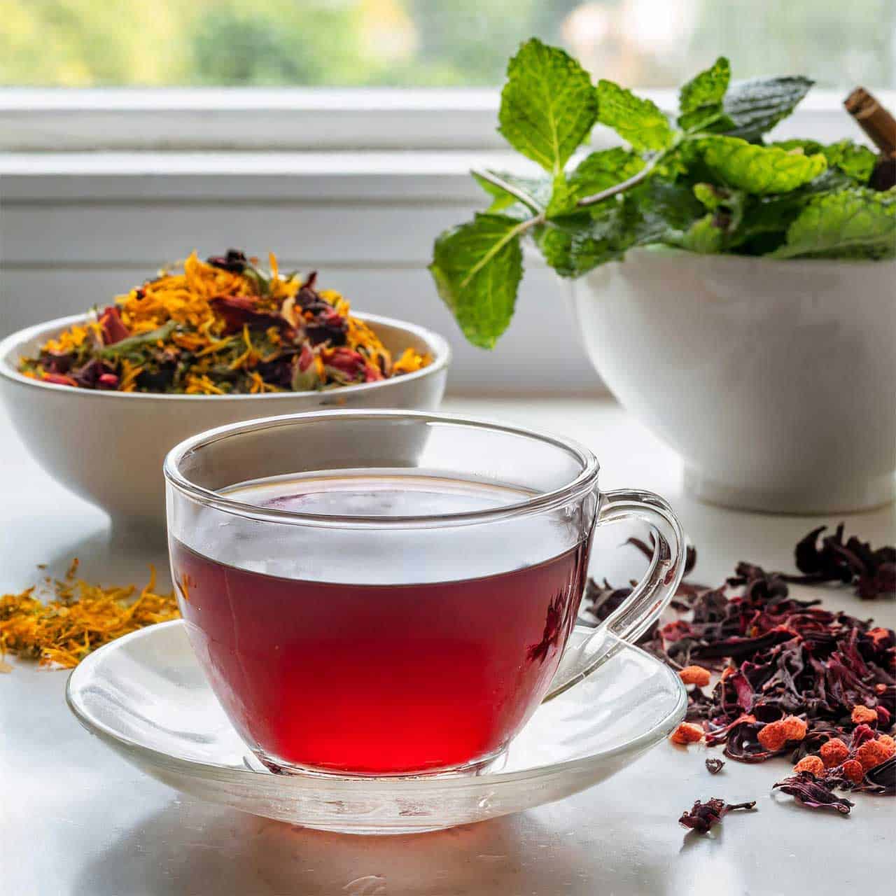 Stress Relief Herbal Tea (Caffeine-Free)