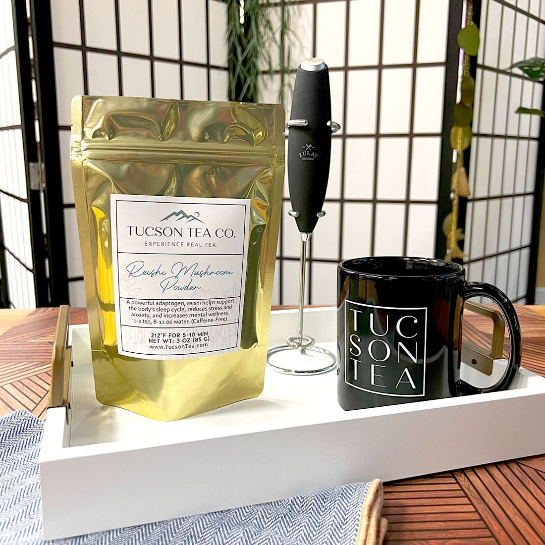 Reishi Mushroom Powder (CaffeineFree) Tucson Tea Company