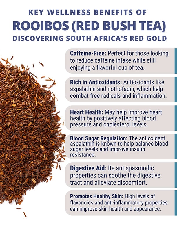 Rooibos herbal tea benefits