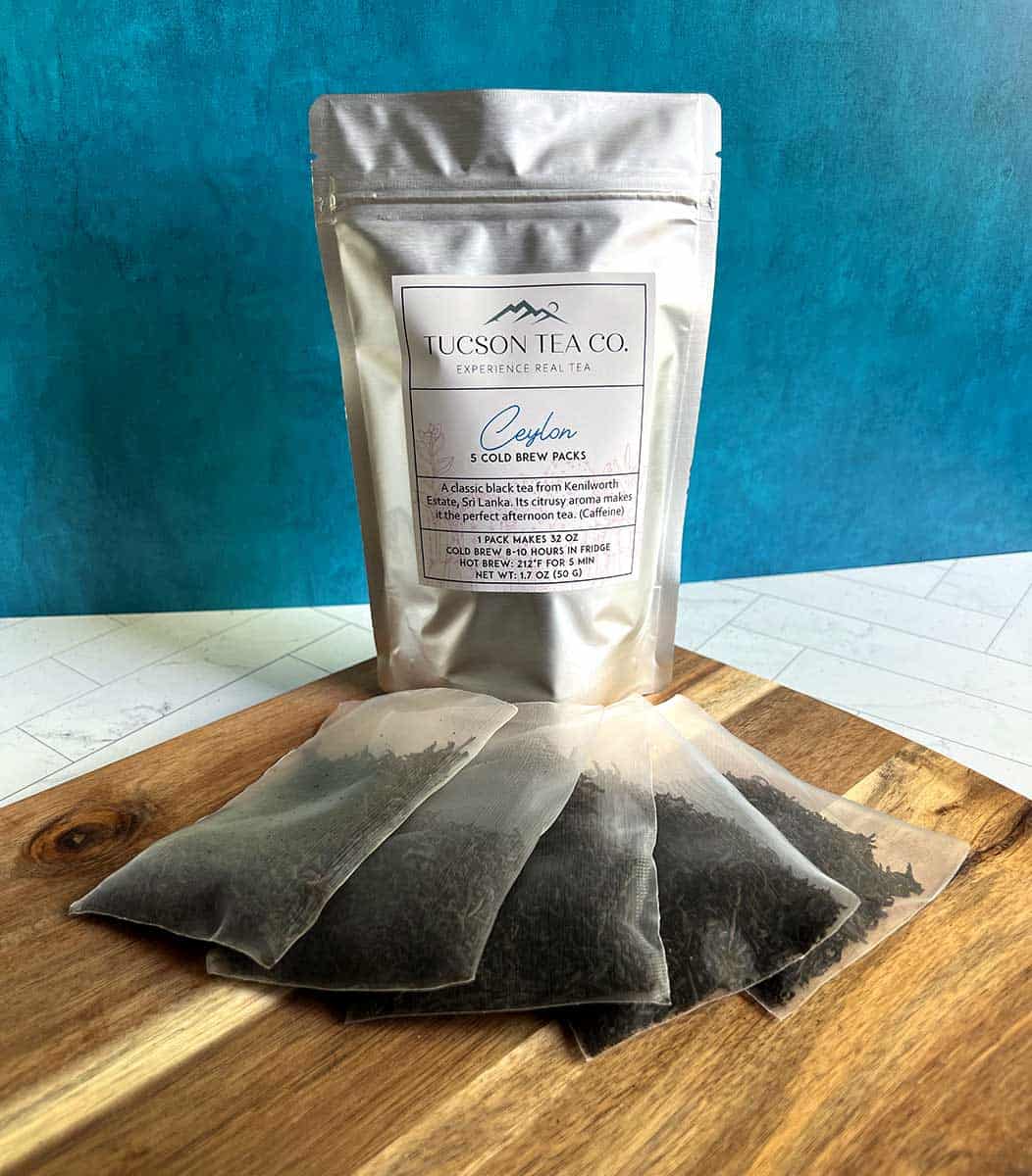 Tucson Tea Company Ceylon Black Tea Cold-Brew Packs