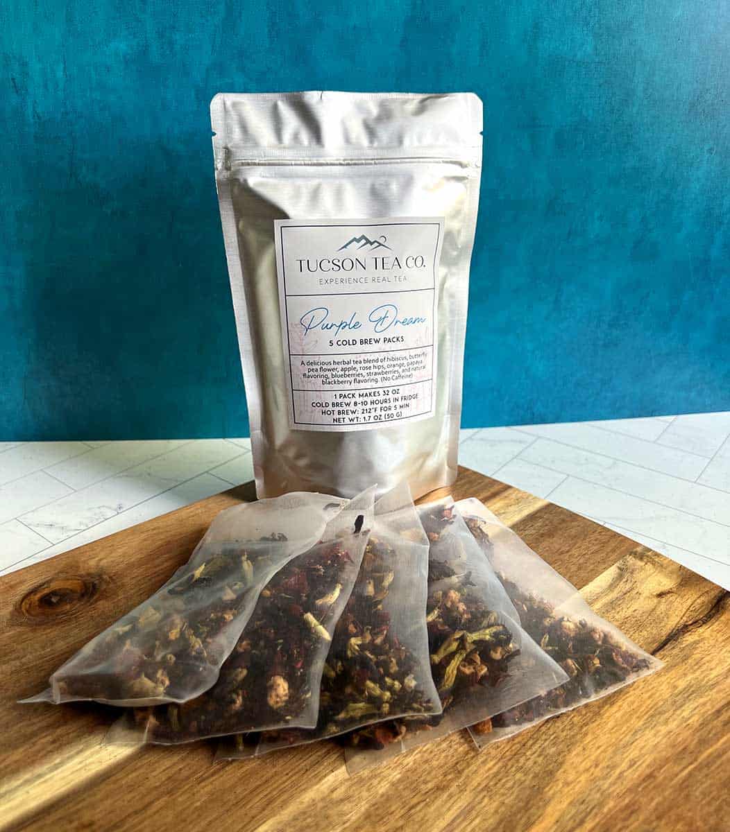 Tucson Tea Purple Berry Dream Tisane Cold Brew Packs