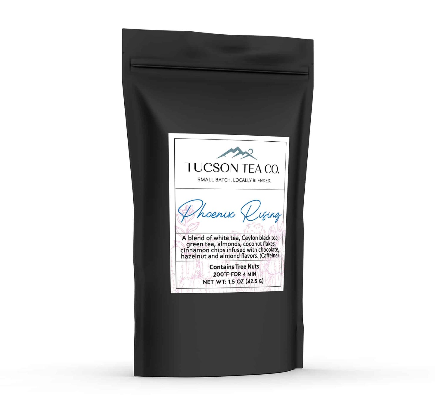 Tucson Tea Phoenix Rising Green and Black Tea with Almonds