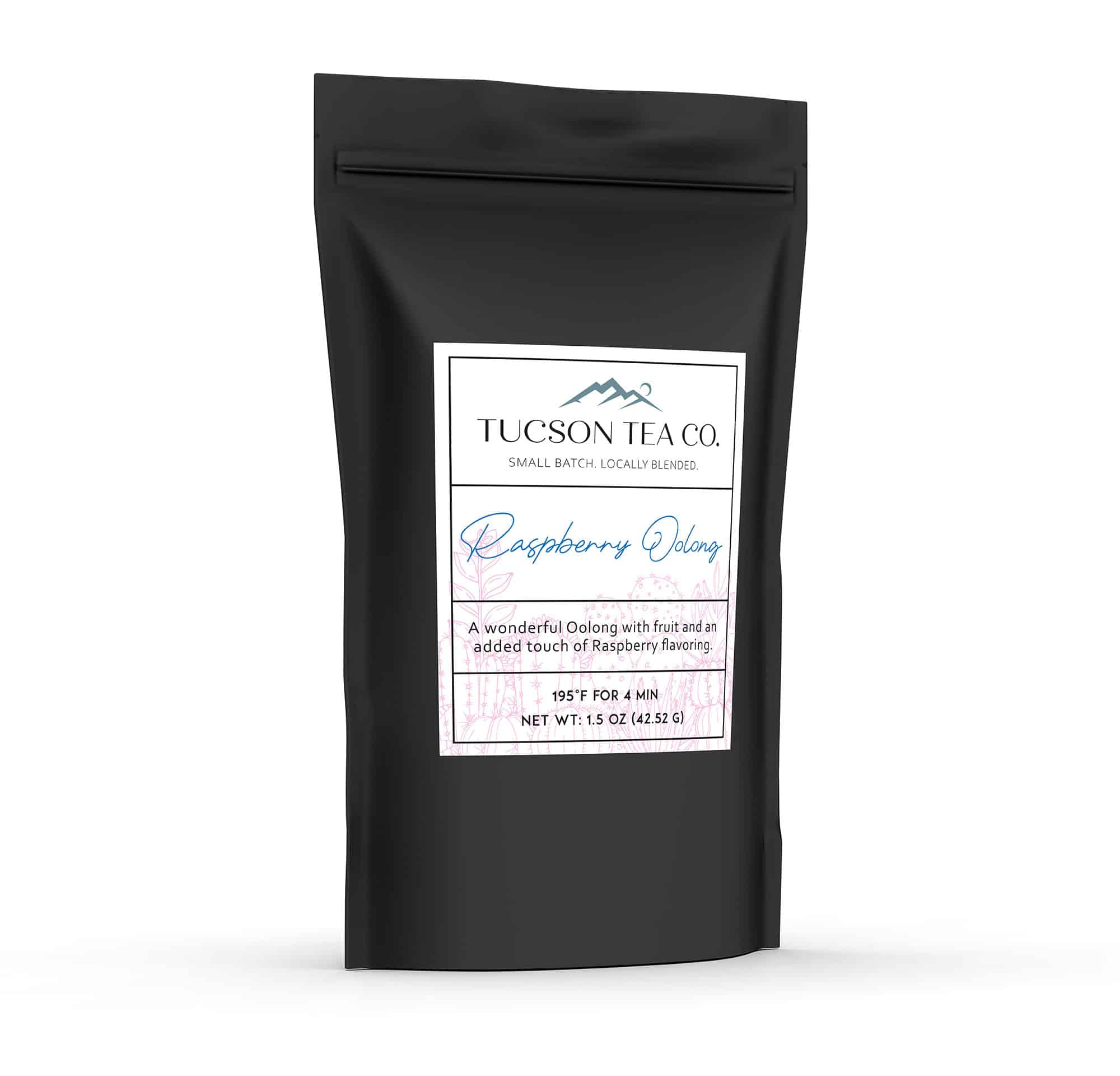 La Tea Dah Raspberry Oolong Tea - 12 Pyramid Sachets With Whole Leaf Tea & Botanicals