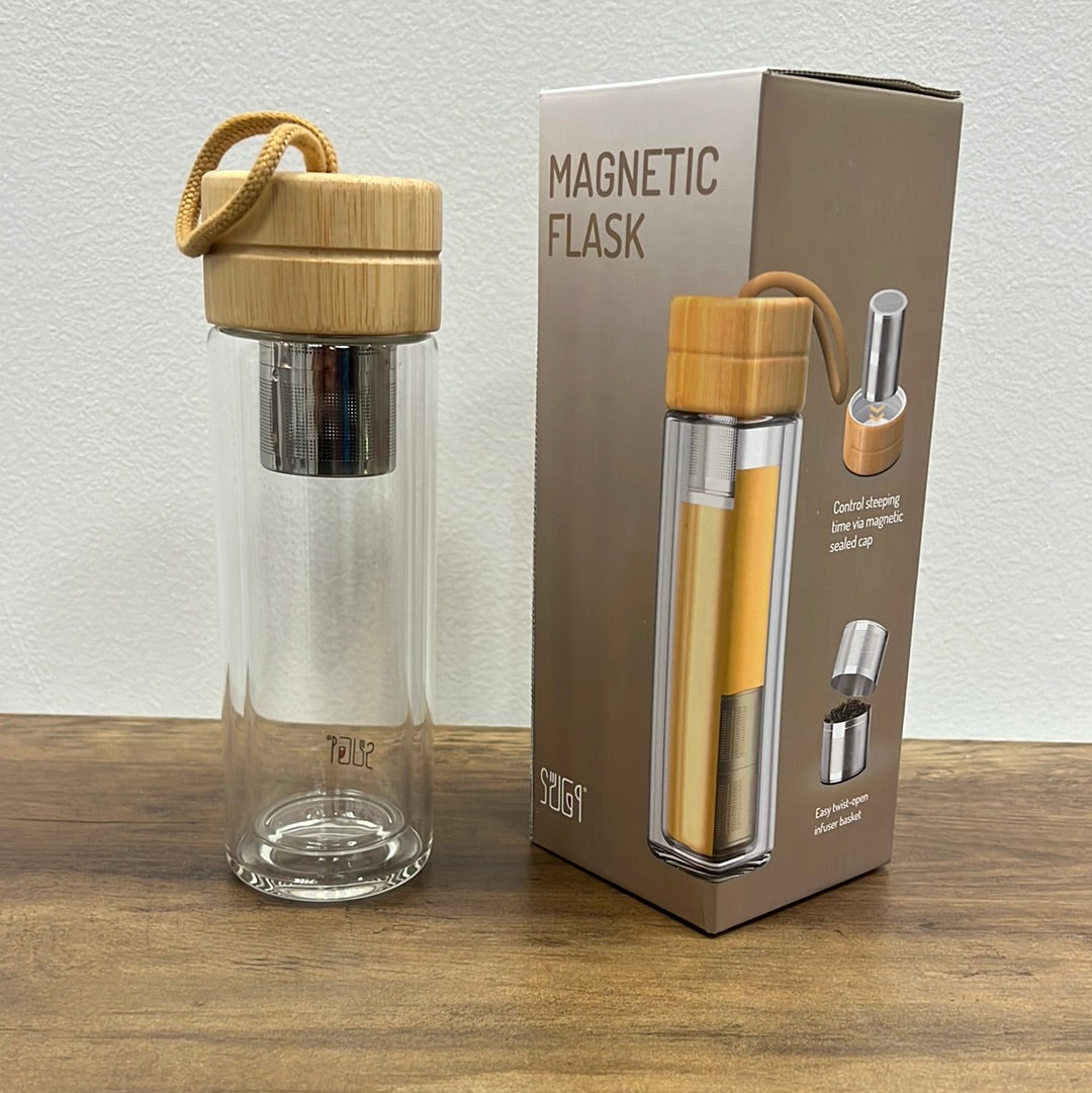Tucson Tea Company Magnetic strainer flask