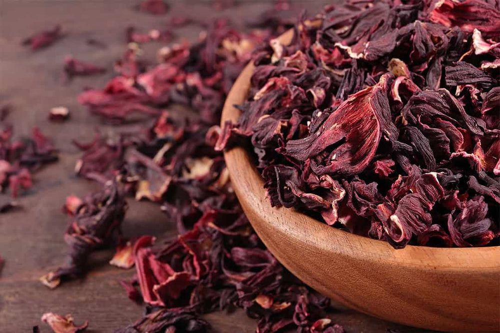Hibiscus loose-leaf tea ingredient