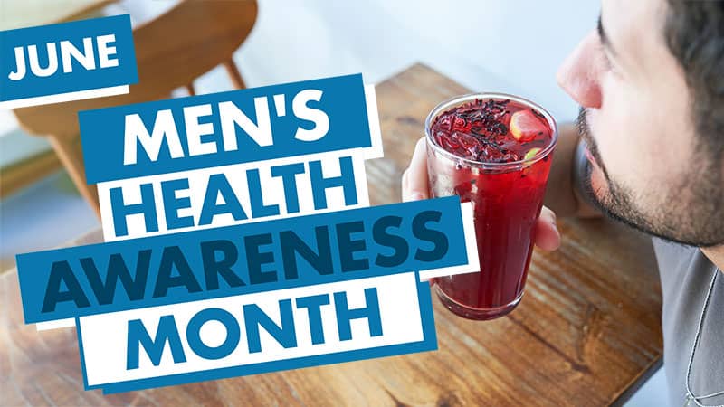 Teas for Men's Health Awareness Month in June