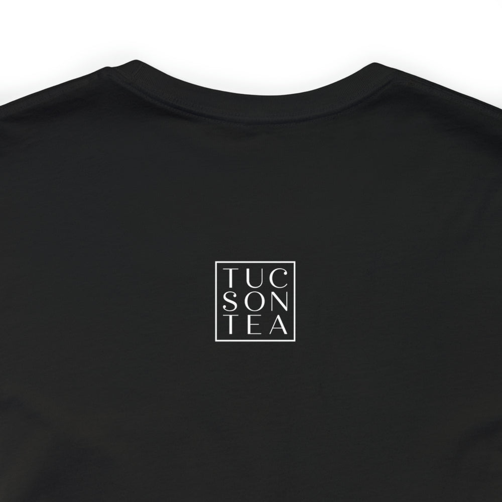 
                      
                        Tucson Tea's tea inspired t-shirt - back logo
                      
                    