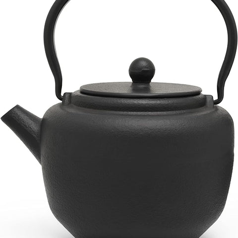 Bredemeijer Black Pucheng Cast Iron Teapot (44 oz)