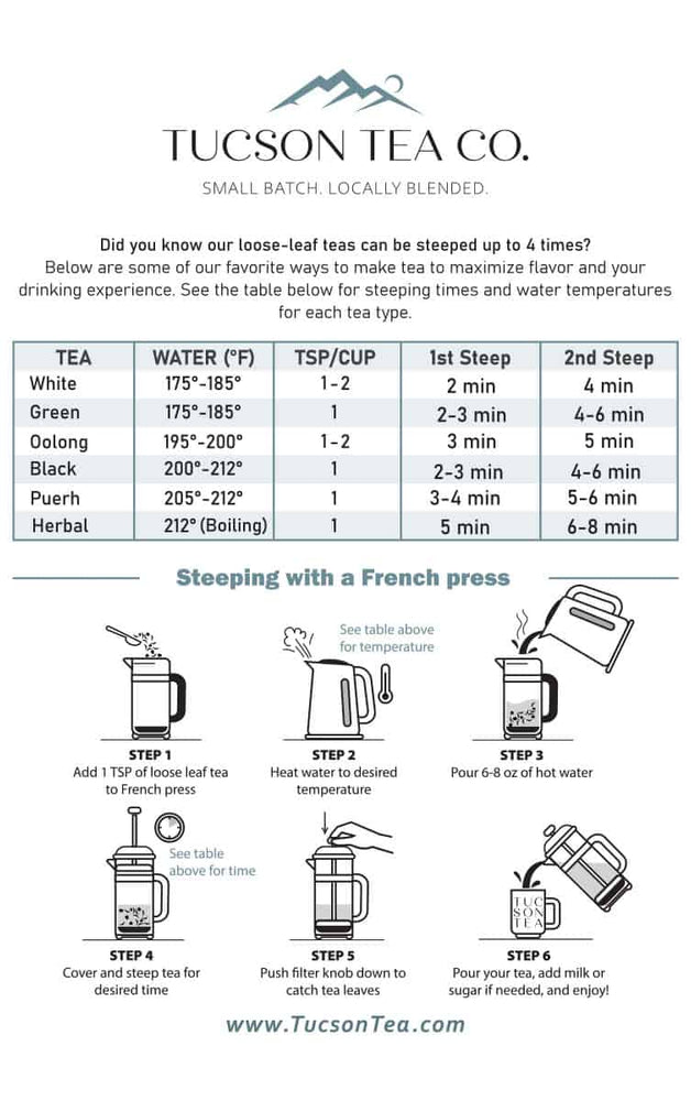 Tea Tips Tea Tips - Tucson Tea Company Blog