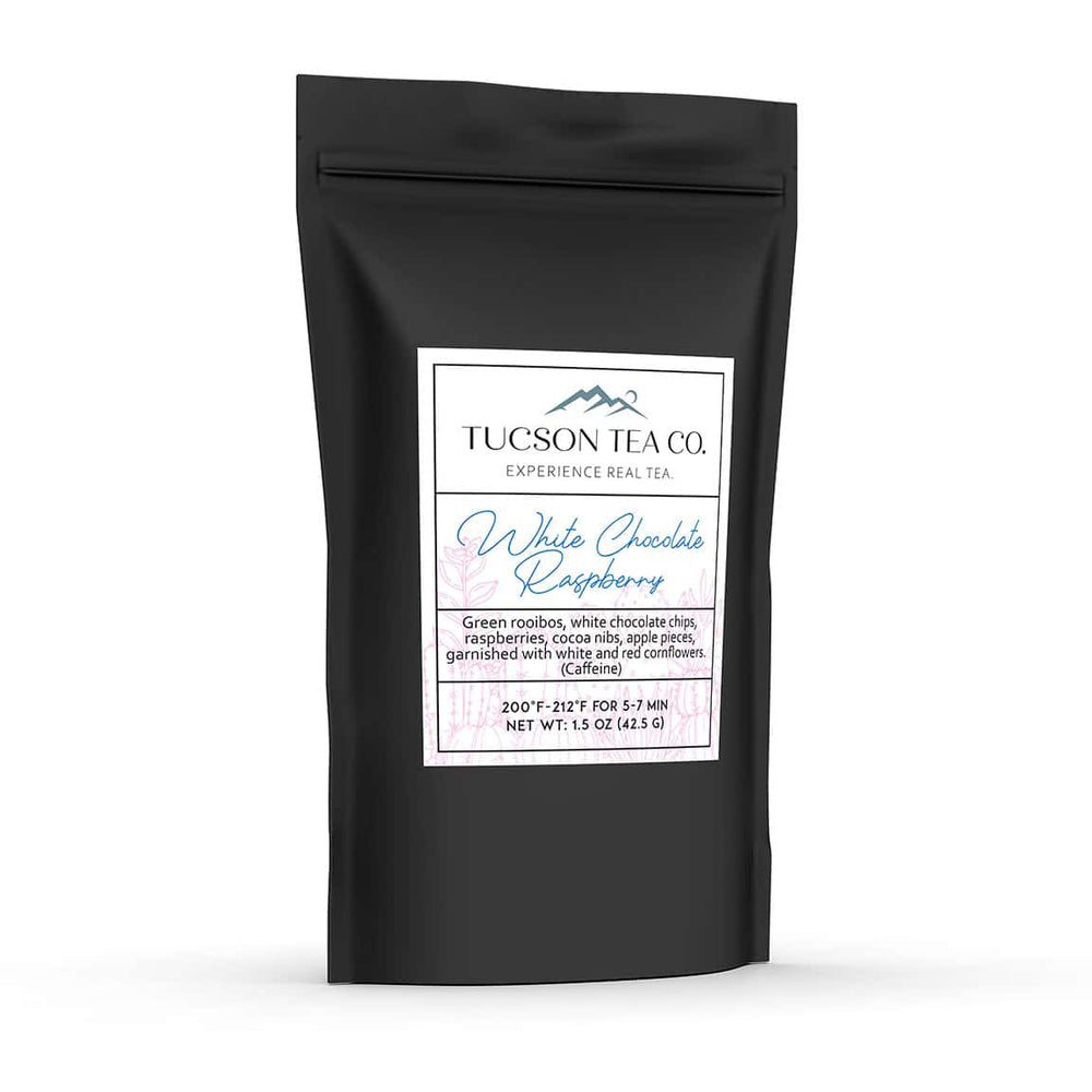 Chocolate Raspberry Tea Bags White Chocolate Raspberry Rooibos Tea | Tucson Tea Company