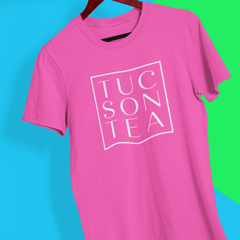 Tucson Tea shirts with Tucson Tea Company logo