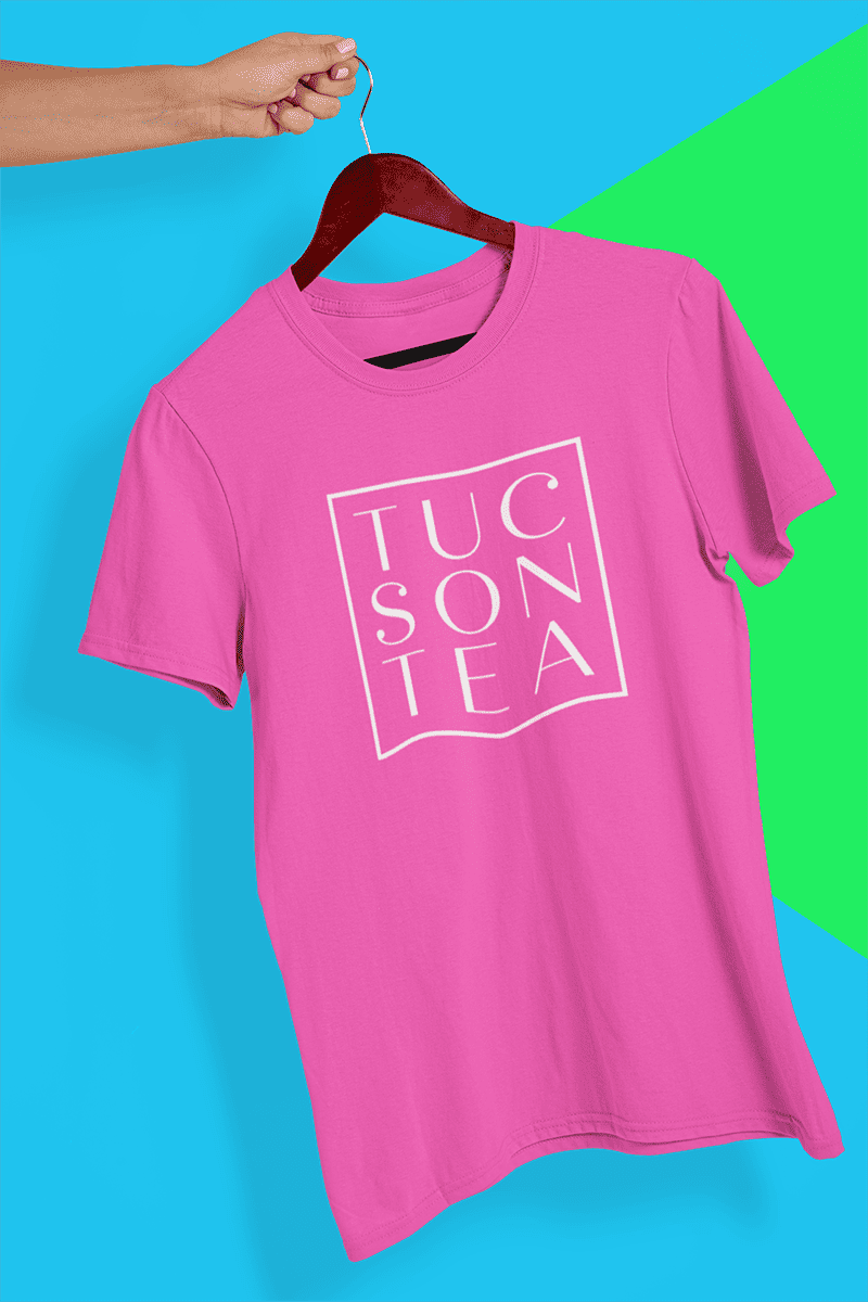 Tucson Tea shirts with Tucson Tea Company logo