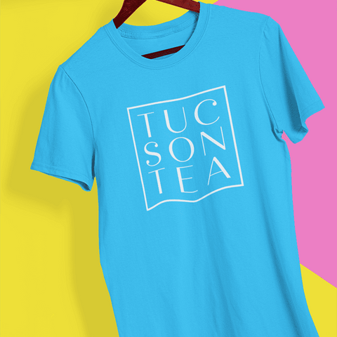 Tucson Tea shirts with Tucson Tea Company logo