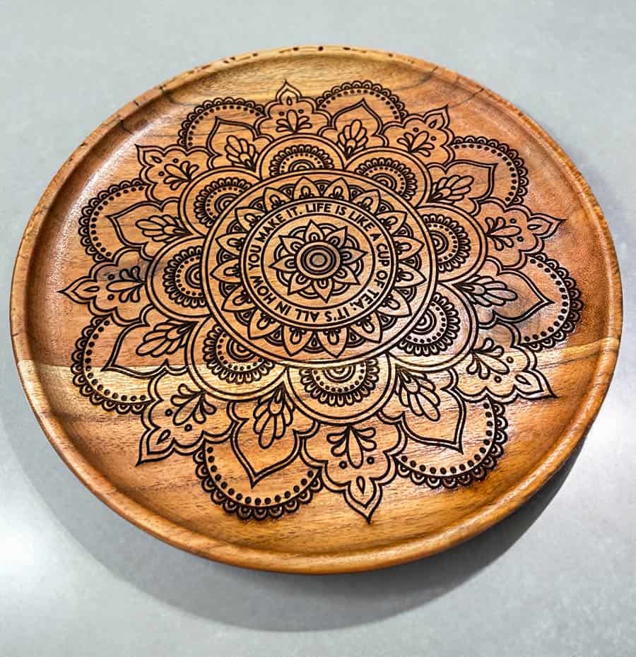  Wooden Mandala Teapot Trivet - Life is like a cup of tea; it's all in how you make it.