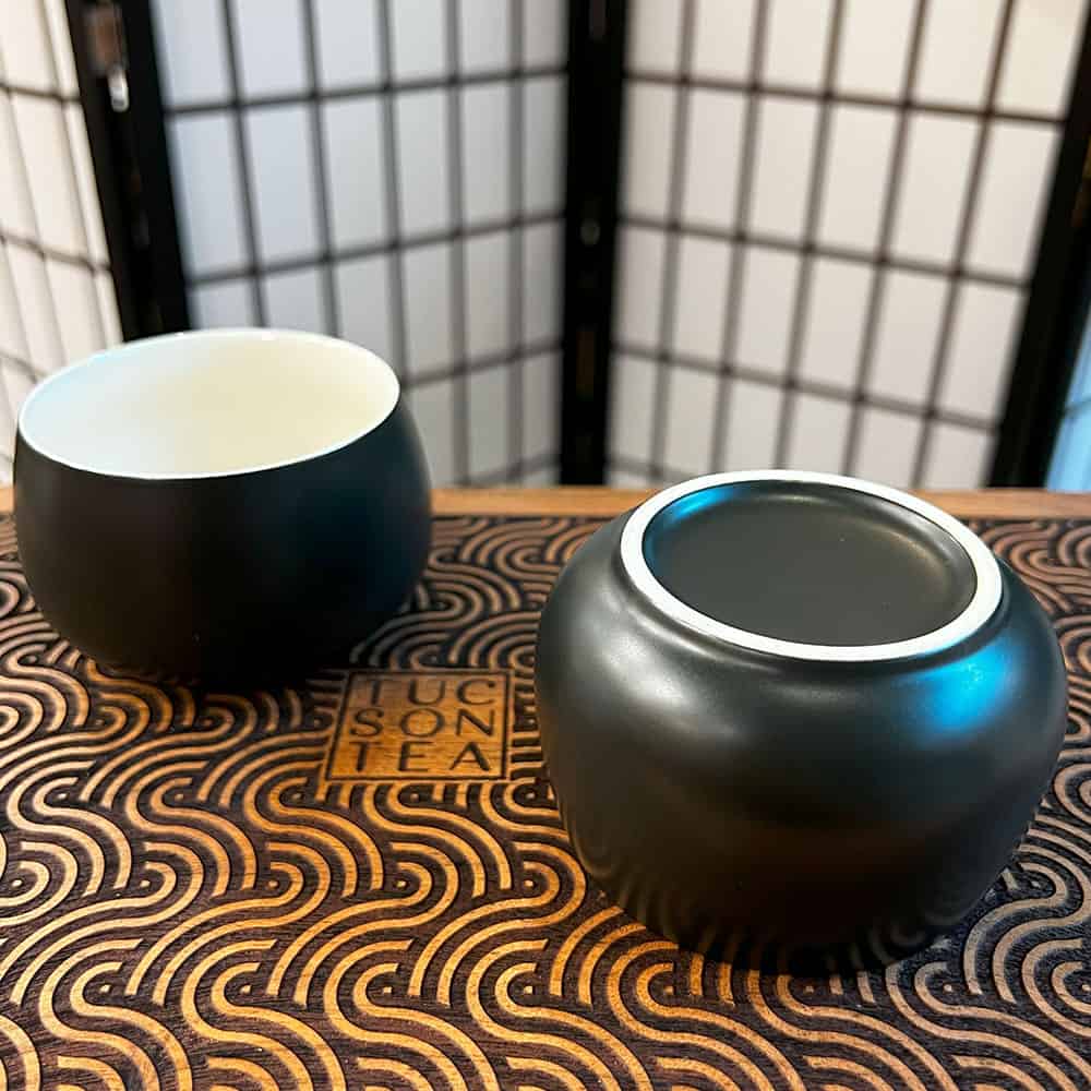 
                  
                    Matte Black Ceramic Tea Cups, Set of 2
                  
                