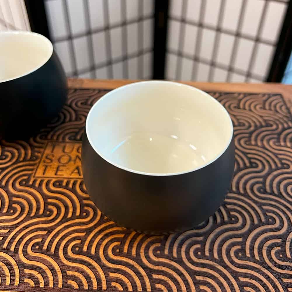 
                  
                    Matte Black Ceramic Tea Cups, Set of 2
                  
                
