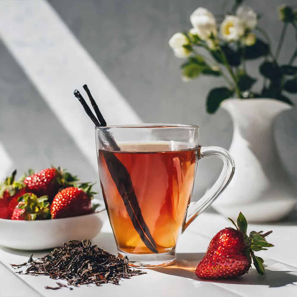 
                      
                        Strawberry Vanilla Crème (Cream) black tea
                      
                    