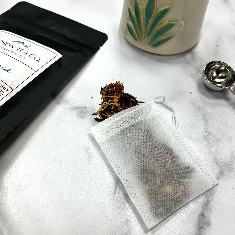 
                      
                        Tucson Tea Company Drawstring Cotton Tea Filter Bags
                      
                    