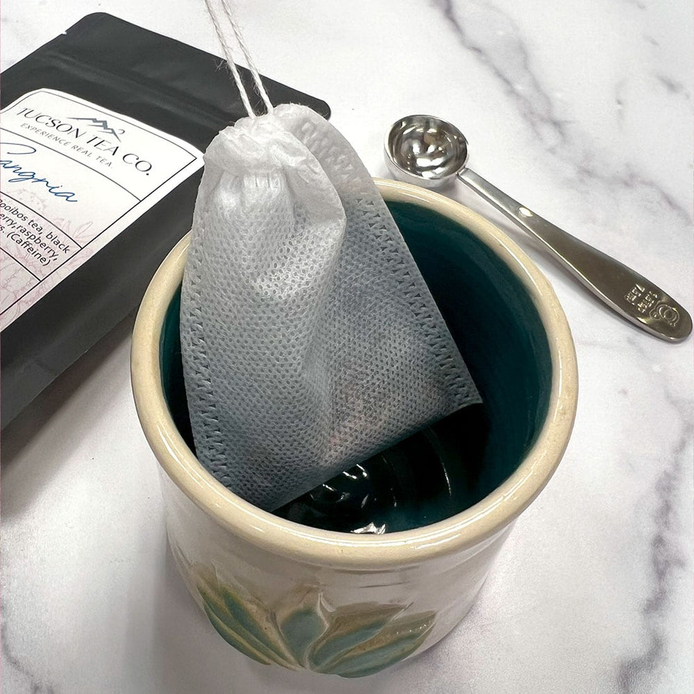 
                      
                        Tucson Tea Company Drawstring Cotton Tea Filter Bags
                      
                    