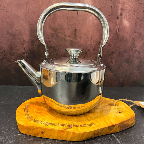 Stainless Steel Teapot Curved Handle 42 oz