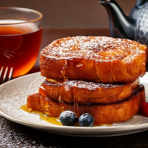 French toast image and tea 