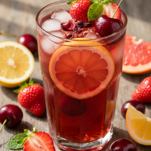 Strawberry Granada Sangria - White Tea