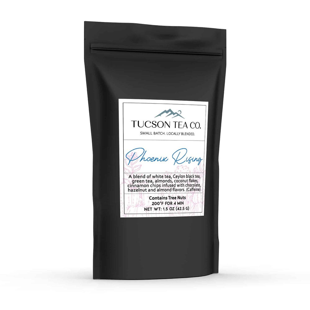 Tucson Tea Phoenix Rising Green and Black Tea with Almonds 