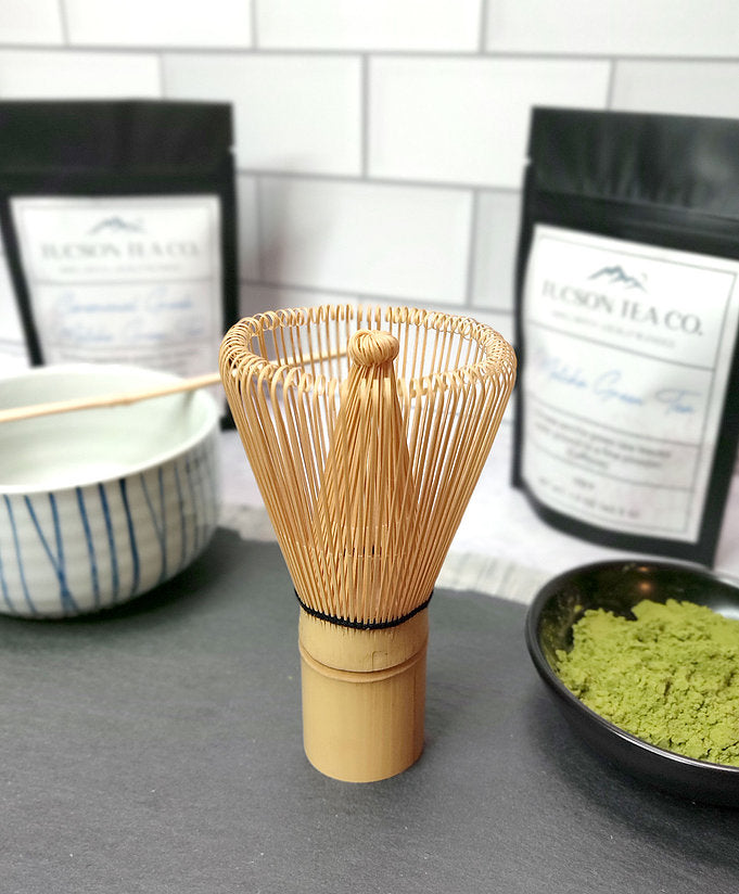 Authentic Matcha Bamboo Whisk (Chasen) and Scoop (Chashaku)
